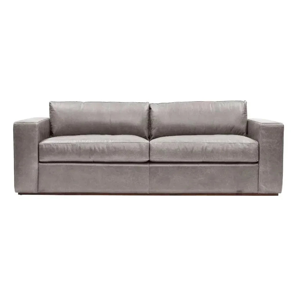 Leather Sleeper Sofa Pull out Couch Queen Size Bed - LOOMLAN - One For Victory - Sofas & Loveseats