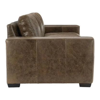 Leather Sofa Brown Alabama BenchMade the USA - LOOMLAN - Uptown Sebastian - Sofas & Loveseats