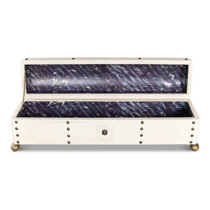 Leather Telescope Box - LOOMLAN - Sarreid - Boxes & Bowls