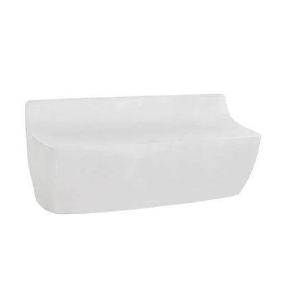 Ledger Backless Outdoor Backless Bench-Outdoor Benches-SUNPAN-White-LOOMLAN