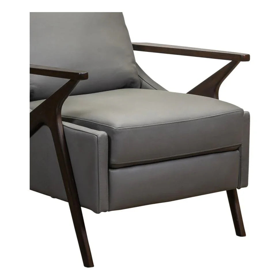 Lee Leather Usb Power Recliner - LOOMLAN - Olivia + Quinn - Club Chairs