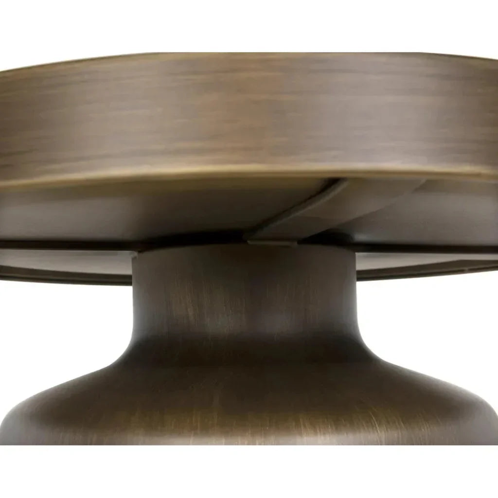 Lee Side Table, Aged Brass - LOOMLAN - Noir - Side Tables
