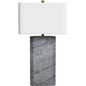 Leed Marble and Metal Grey Table Lamp - LOOMLAN - Bassett Mirror - Table Lamps