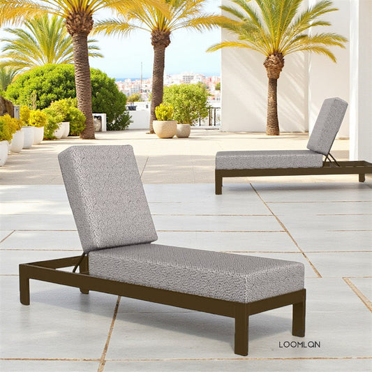 Leeward Deep Seat 3-Position Armless Chaise