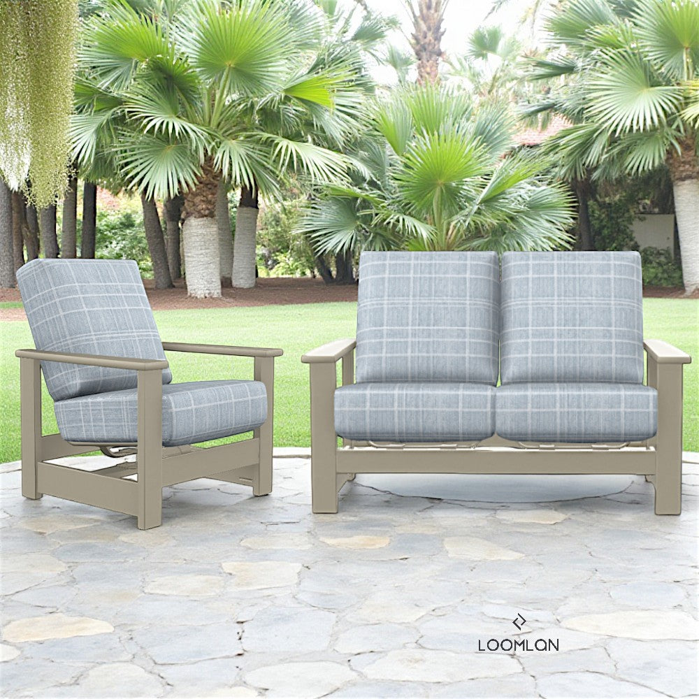 Leeward Deep Seat Hidden Motion Arm Chair