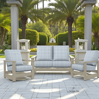 Leeward Deep Seat Hidden Motion Arm Chair