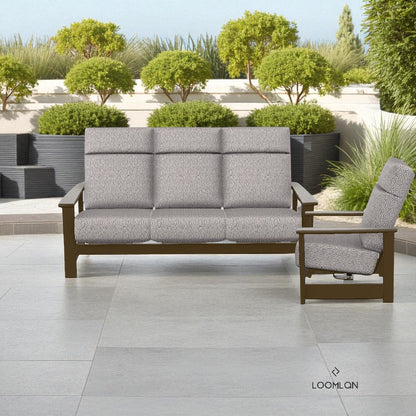 Leeward Deep Seat High Back Hidden Motion Arm Chair