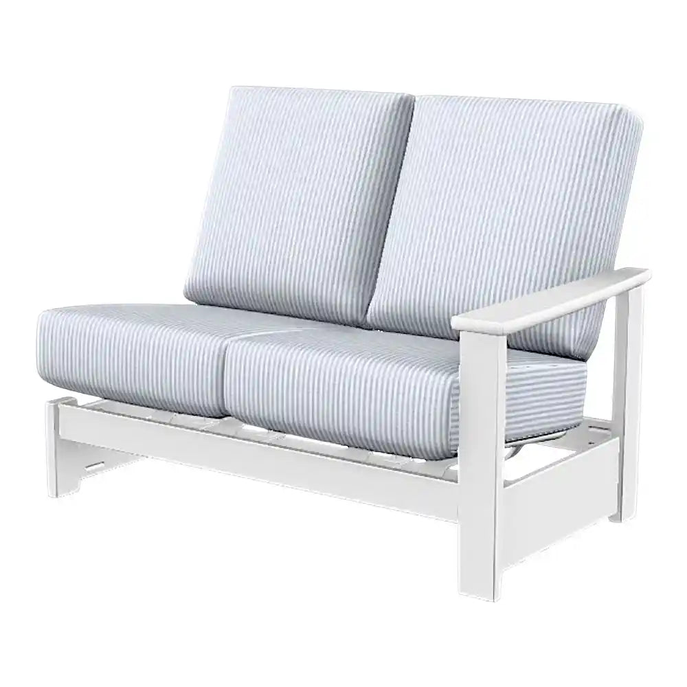 Leeward MGP Hidden Motion Left Arm Two-Seat Sectional-Outdoor Modulars-Telescope-LOOMLAN