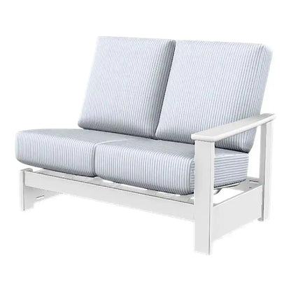 Leeward MGP Hidden Motion Left Arm Two-Seat Sectional-Outdoor Modulars-Telescope-LOOMLAN