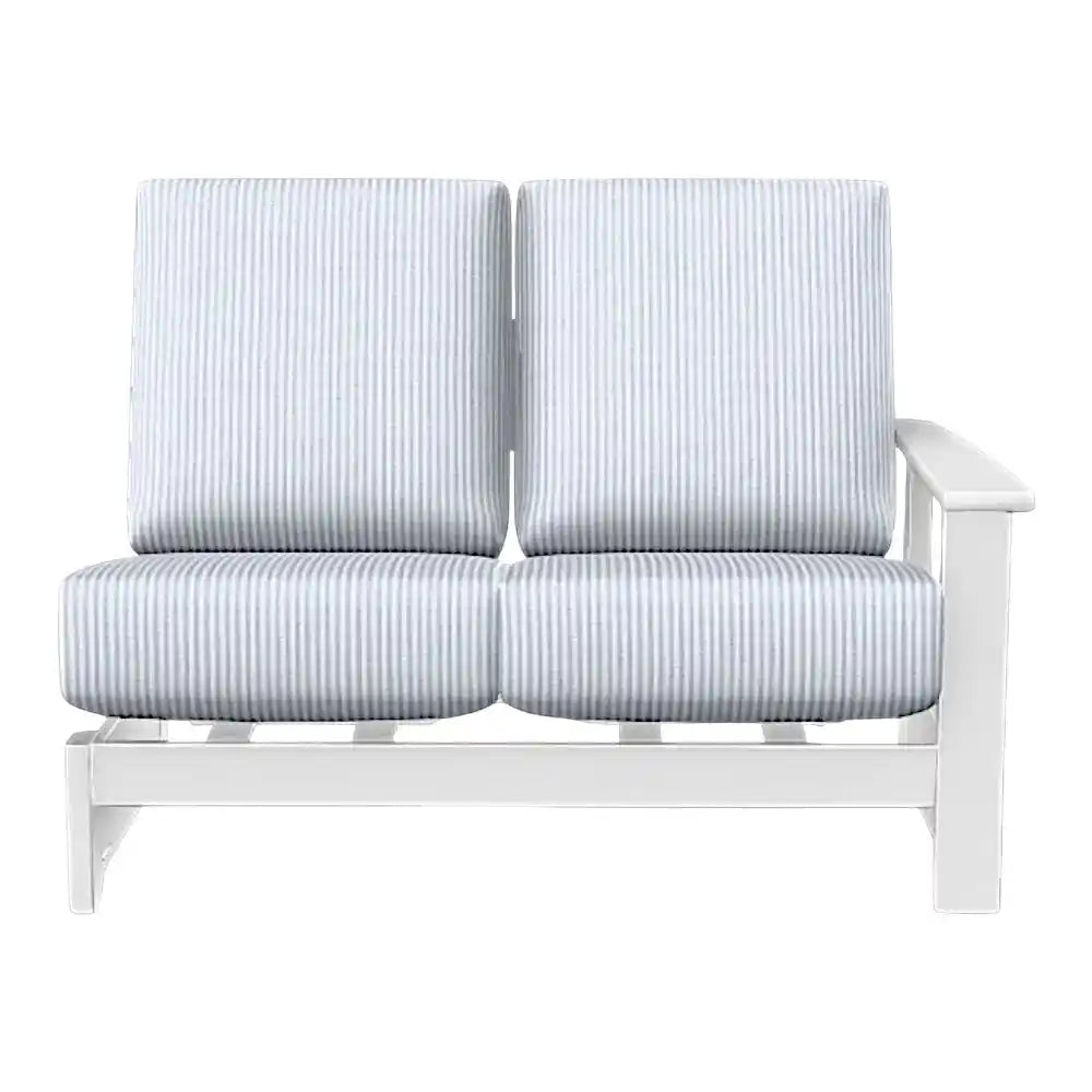 Leeward MGP Hidden Motion Left Arm Two-Seat Sectional-Outdoor Modulars-Telescope-LOOMLAN