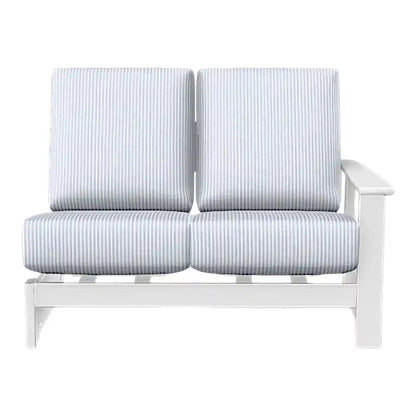 Leeward MGP Hidden Motion Left Arm Two-Seat Sectional-Outdoor Modulars-Telescope-LOOMLAN