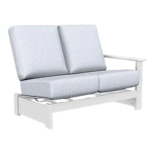 Leeward MGP Hidden Motion Left Arm Two-Seat Sectional-Outdoor Modulars-Telescope-LOOMLAN