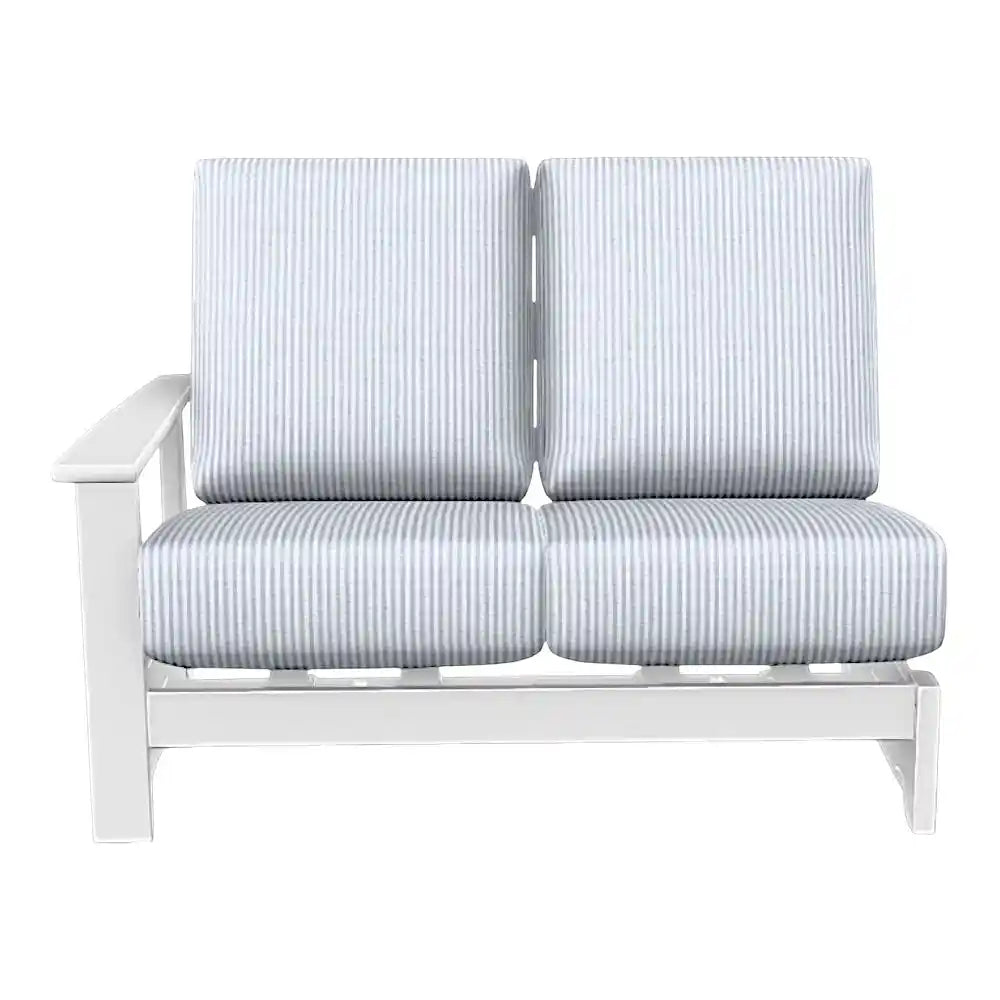 Leeward MGP Hidden Motion Right Arm Two-Seat Sectional-Outdoor Modulars-Telescope-LOOMLAN