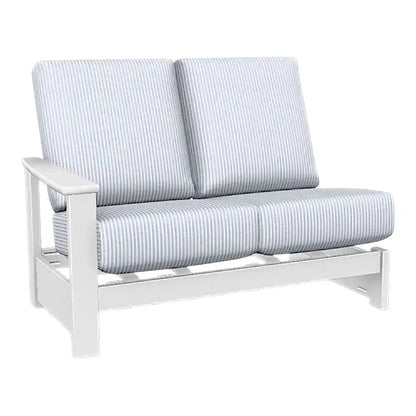 Leeward MGP Hidden Motion Right Arm Two-Seat Sectional-Outdoor Modulars-Telescope-LOOMLAN