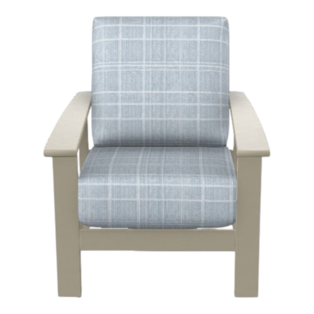 Leeward Deep Seat Stationary Arm Chair