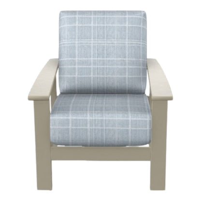 Leeward Deep Seat Stationary Arm Chair