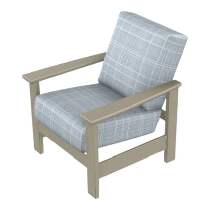 Leeward Deep Seat Stationary Arm Chair