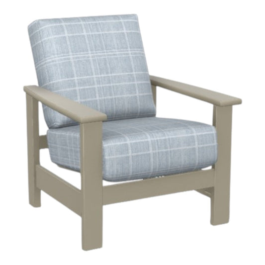Leeward Deep Seat Stationary Arm Chair
