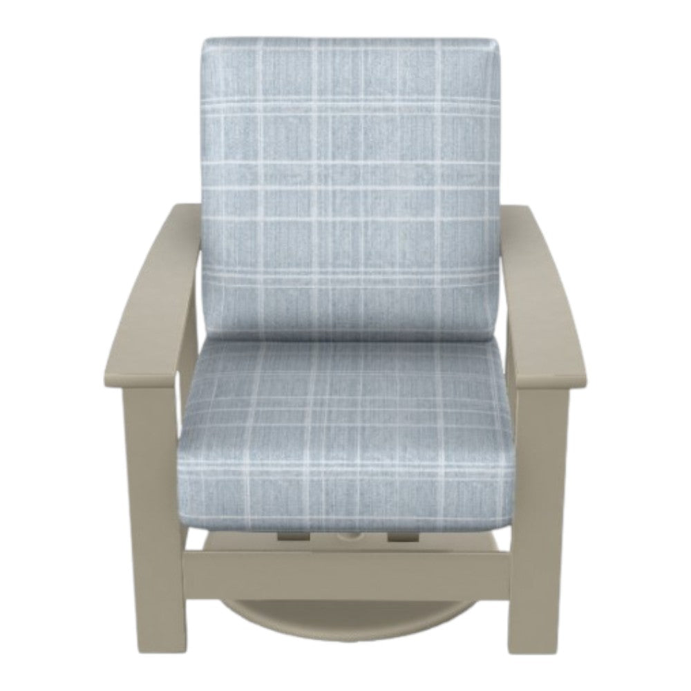 Leeward Deep Seat Swivel Hidden Motion Arm Chair