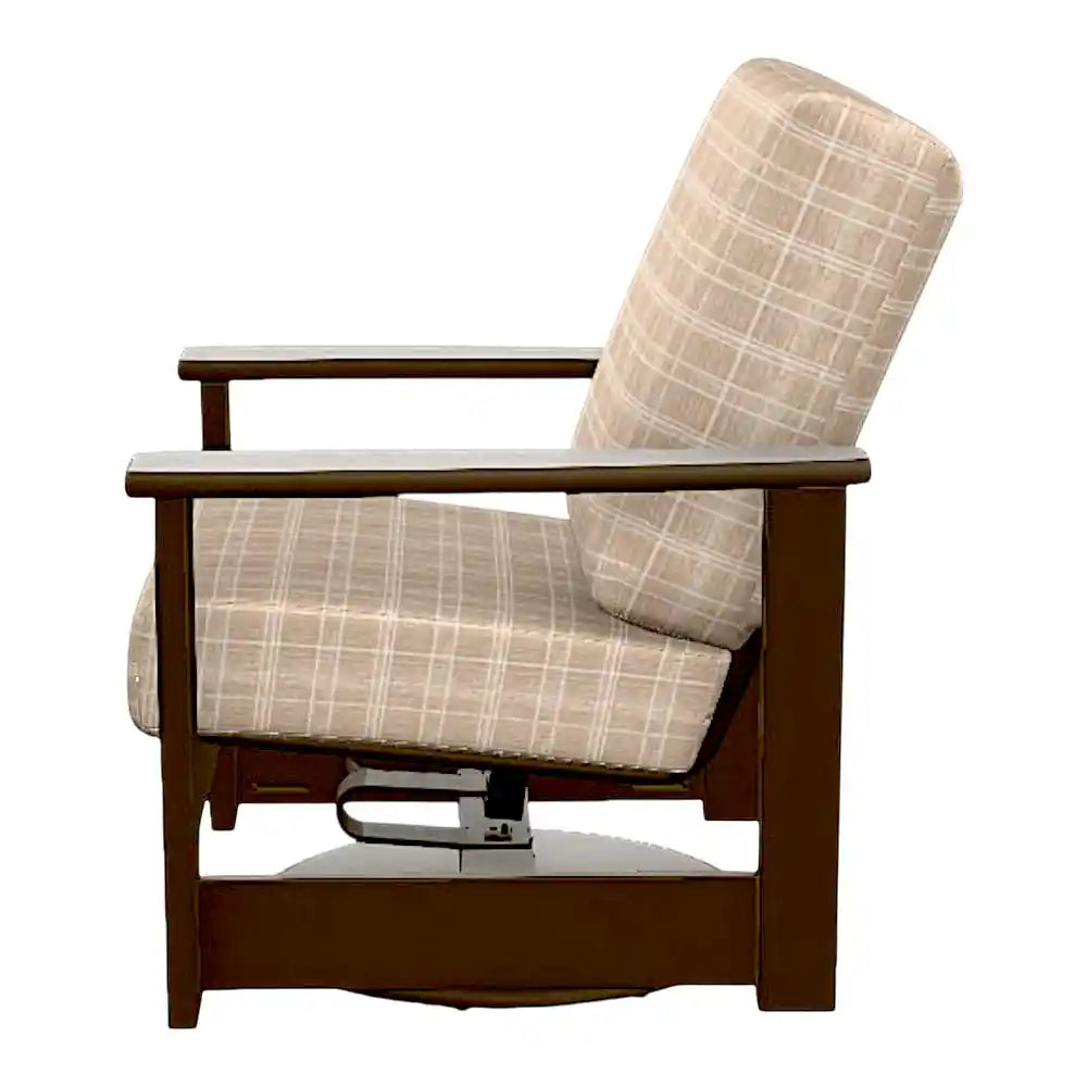 Leeward Marine Grade Deep Cushion Swivel Rocker Chair-Outdoor Accent Chairs-Telescope-LOOMLAN