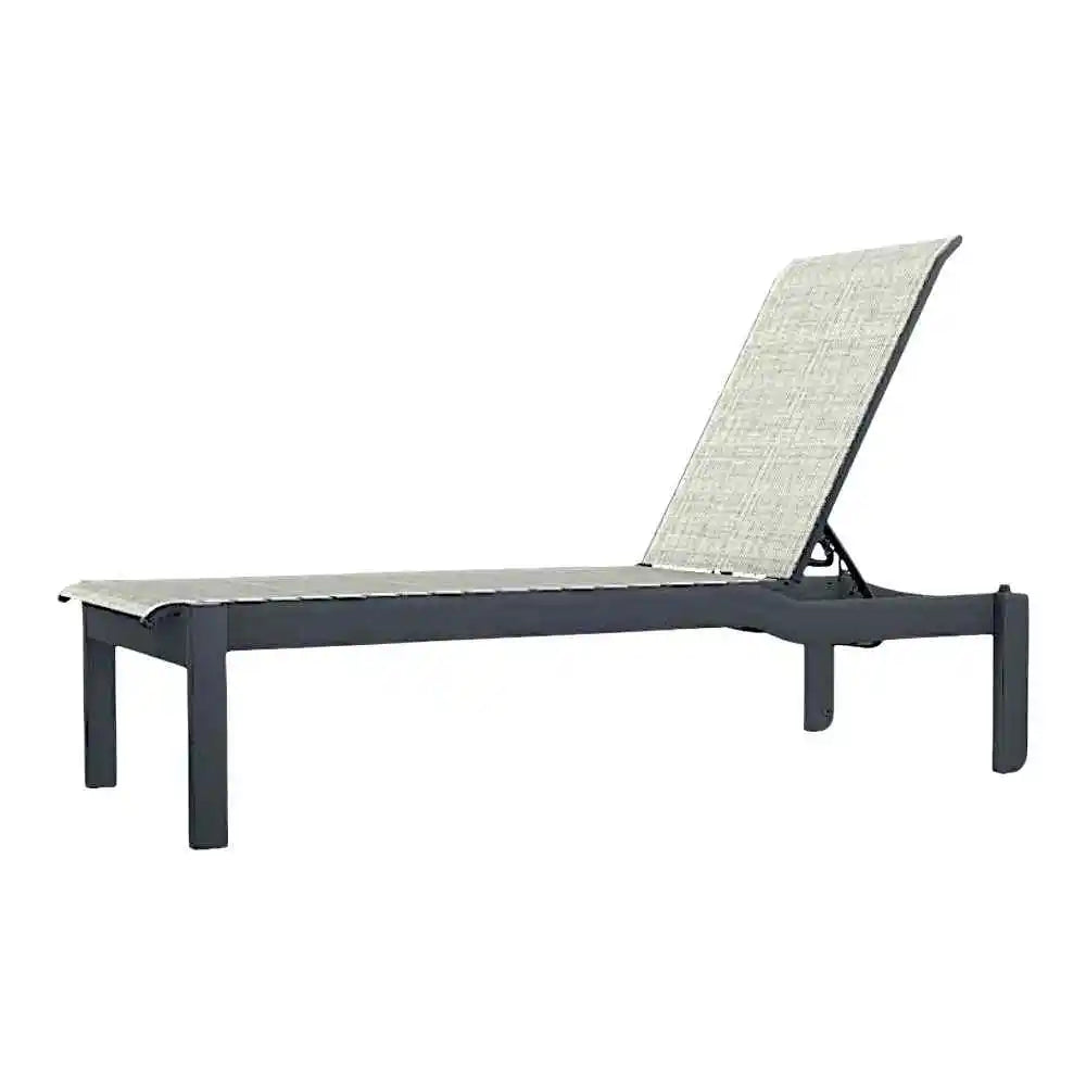 Leeward MGP Lay-Flat Long Chaise With Wheels-Outdoor Chaises-Telescope-LOOMLAN