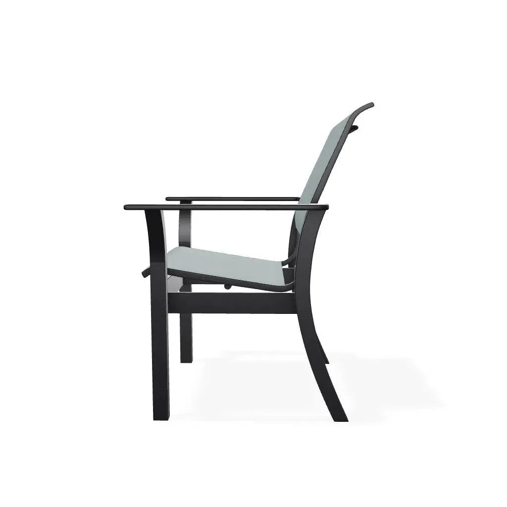 Leeward Marine Grade Polymer Stacking Cafe Chair-Outdoor Accent Chairs-Telescope-LOOMLAN