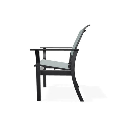 Leeward Marine Grade Polymer Stacking Cafe Chair-Outdoor Accent Chairs-Telescope-LOOMLAN