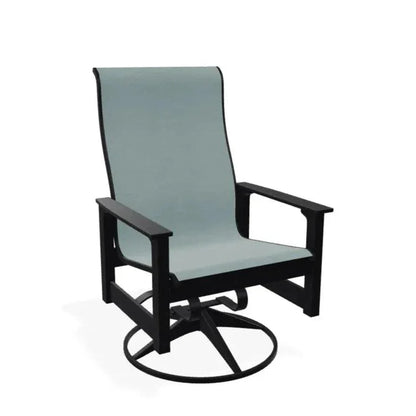 Leeward Swivel Rocker Marine Grade Polymer Arms-Outdoor Accent Chairs-Telescope-LOOMLAN