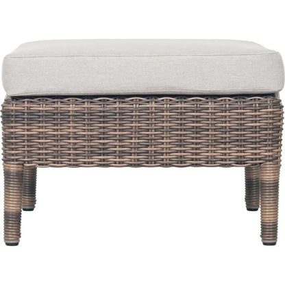Leeward Ottoman - Grey Outdoor Ottoman-Outdoor Ottomans-Seasonal Living-LOOMLAN