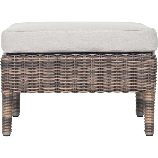 Leeward Ottoman - Grey Outdoor Ottoman-Outdoor Ottomans-Seasonal Living-LOOMLAN