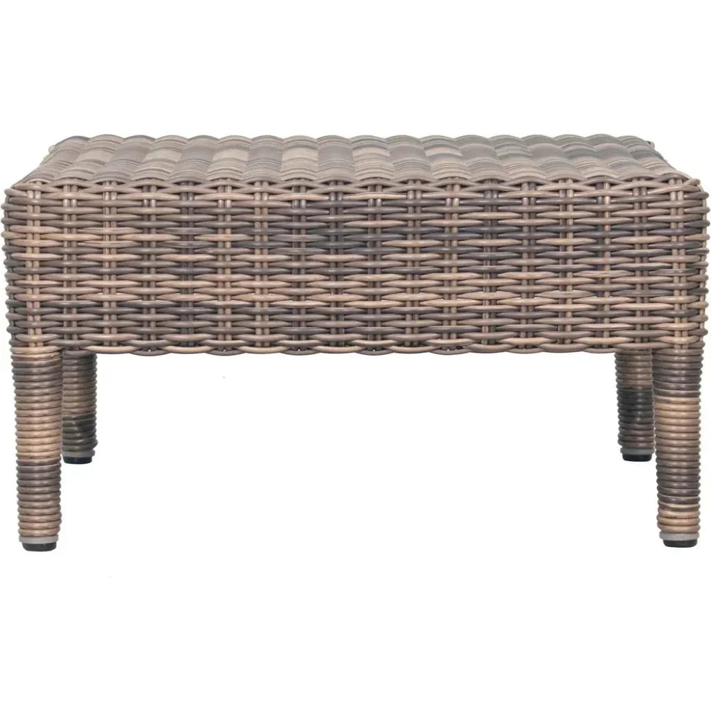Leeward Ottoman - Grey Outdoor Ottoman-Outdoor Ottomans-Seasonal Living-LOOMLAN
