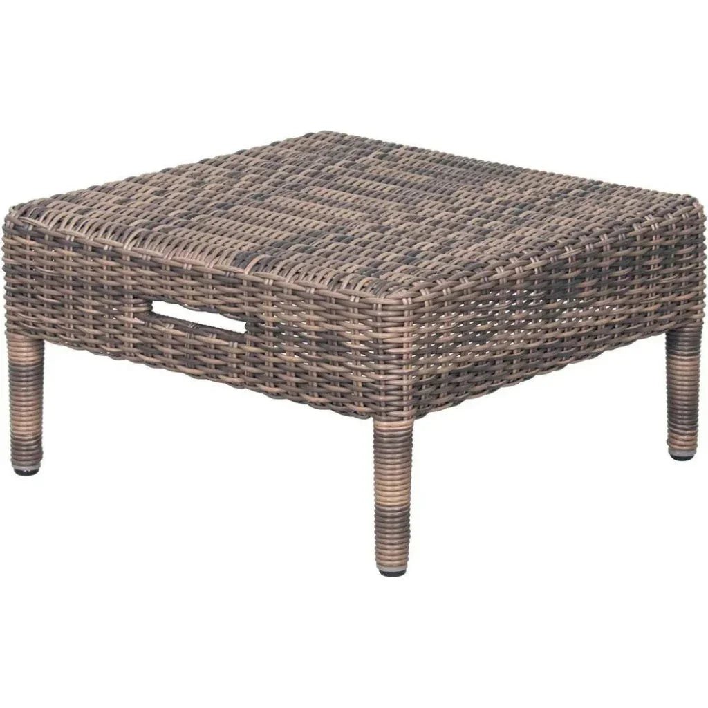 Leeward Ottoman - Grey Outdoor Ottoman-Outdoor Ottomans-Seasonal Living-LOOMLAN
