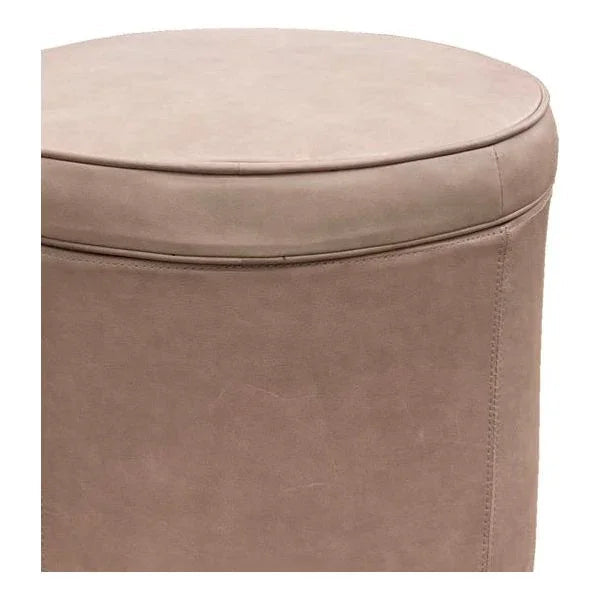 Leg Up Leather With Storage Swivel Ottoman - LOOMLAN - Olivia + Quinn - Ottomans