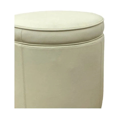 Leg Up Leather With Storage Swivel Ottoman - LOOMLAN - Olivia + Quinn - Ottomans