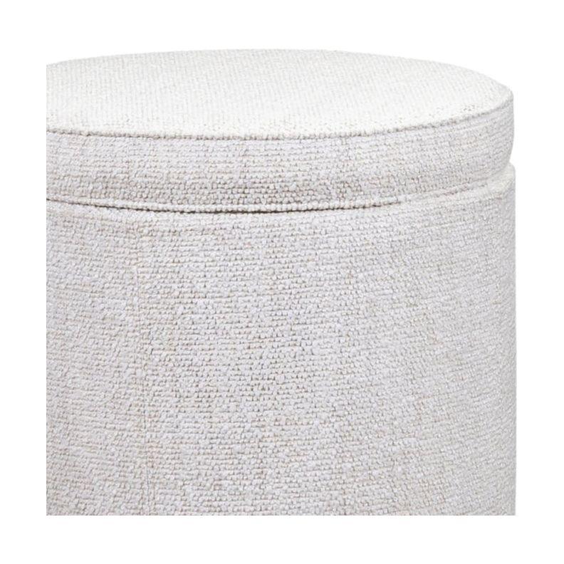 Leg Up Leather With Storage Swivel Ottoman - LOOMLAN - Olivia + Quinn - Ottomans