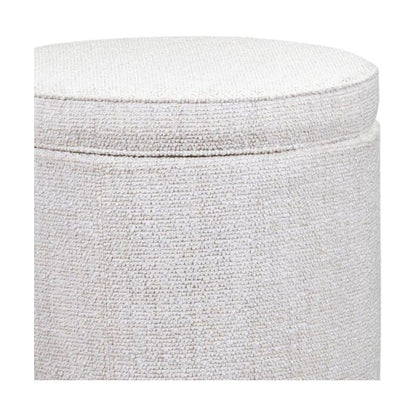 Leg Up Leather With Storage Swivel Ottoman - LOOMLAN - Olivia + Quinn - Ottomans