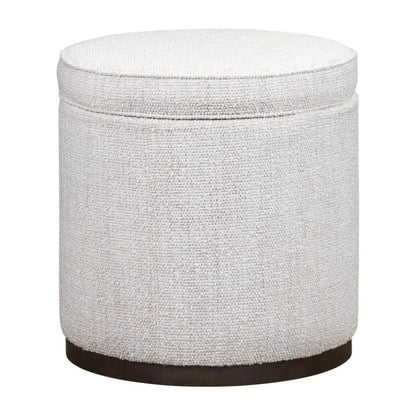 Leg Up Leather With Storage Swivel Ottoman - LOOMLAN - Olivia + Quinn - Ottomans