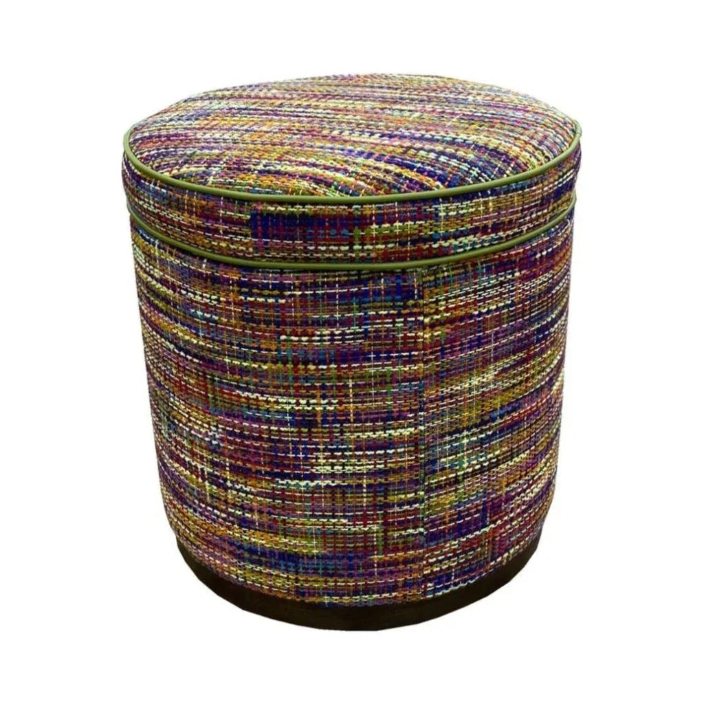 Leg Up Leather With Storage Swivel Ottoman - LOOMLAN - Olivia + Quinn - Ottomans