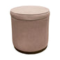 Leg Up Leather With Storage Swivel Ottoman - LOOMLAN - Olivia + Quinn - Ottomans
