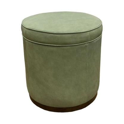 Leg Up Leather With Storage Swivel Ottoman - LOOMLAN - Olivia + Quinn - Ottomans