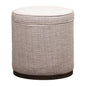 Leg Up Leather With Storage Swivel Ottoman - LOOMLAN - Olivia + Quinn - Ottomans