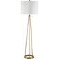 Legacy Metal White Floor Lamp-Floor Lamps-Bassett Mirror-LOOMLAN