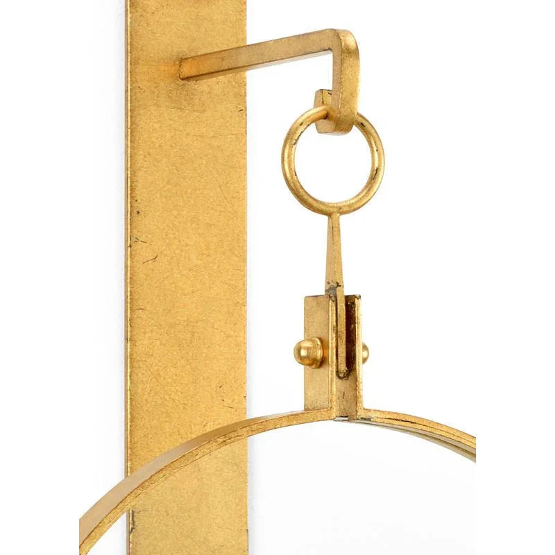 Leggit Lacquered Iron Base Wall Sconce - LOOMLAN - Chelsea House - Wall Sconces