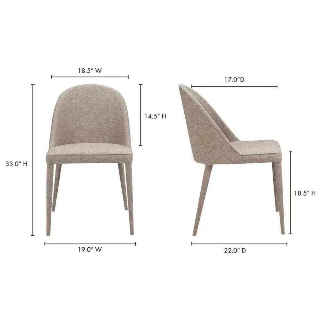Legs Burton Dining Chair Set of 2 - LOOMLAN - Moe's Home - Dining Chairs
