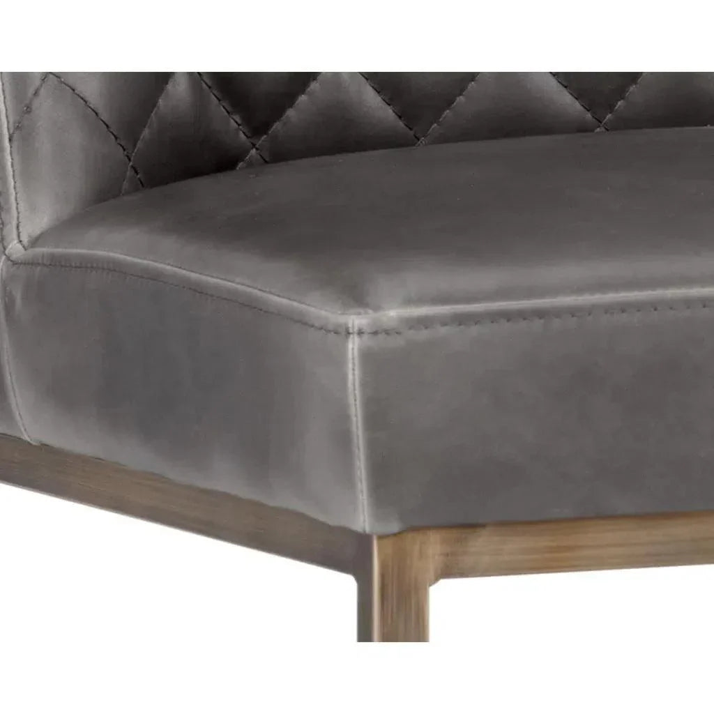 Leighland Leather Classic Barstool - LOOMLAN - SUNPAN - Bar Stools