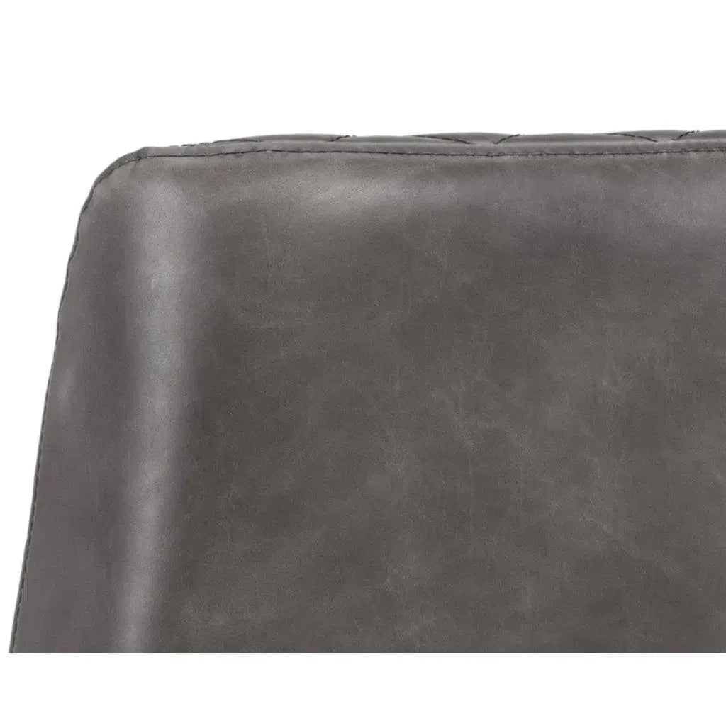 Leighland Leather Classic Barstool - LOOMLAN - SUNPAN - Bar Stools