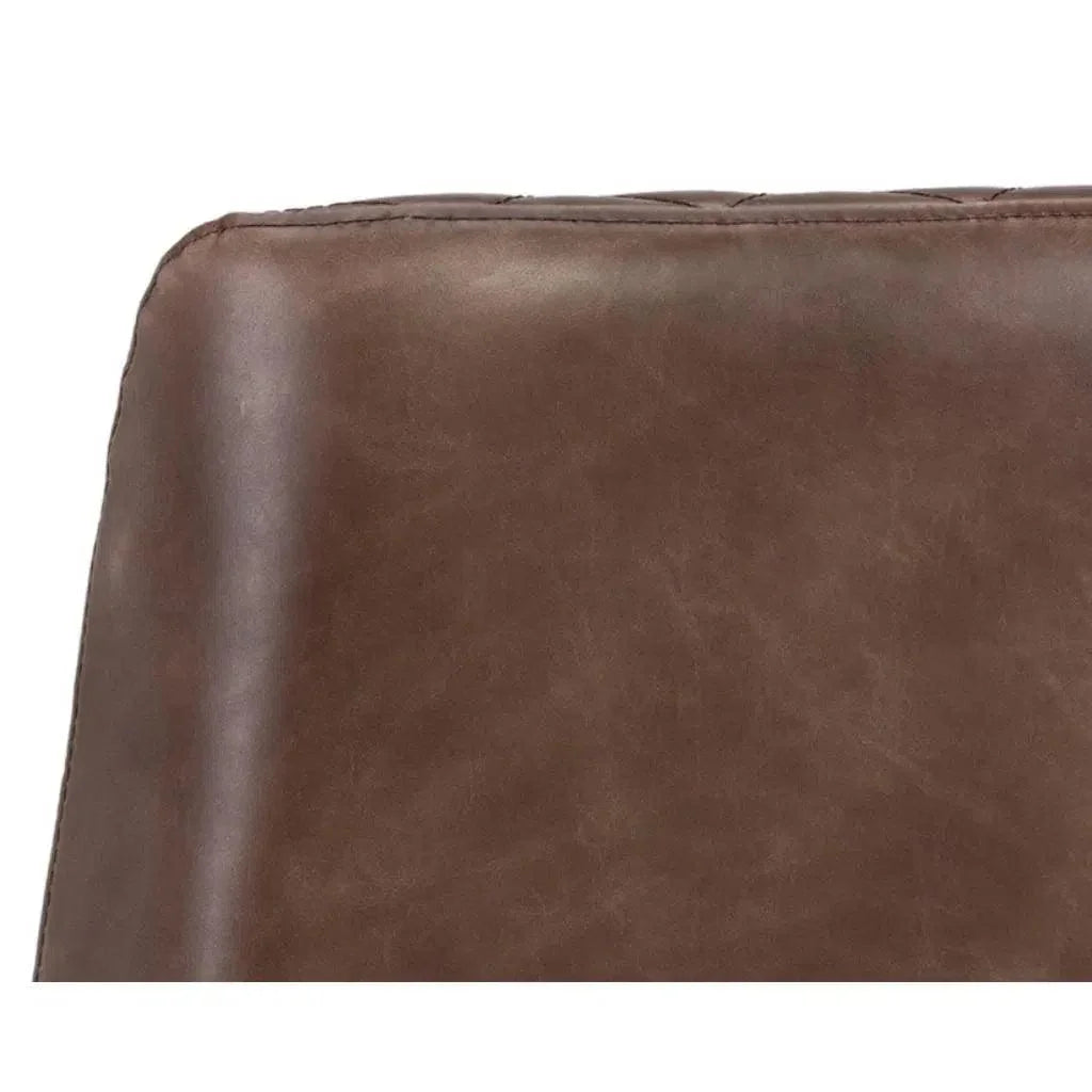 Leighland Leather Classic Barstool - LOOMLAN - SUNPAN - Bar Stools