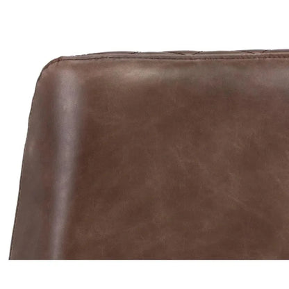 Leighland Leather Classic Barstool - LOOMLAN - SUNPAN - Bar Stools