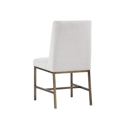 Leighland Leather Armless Dining Chair 2PC - LOOMLAN - SUNPAN - Dining Chairs
