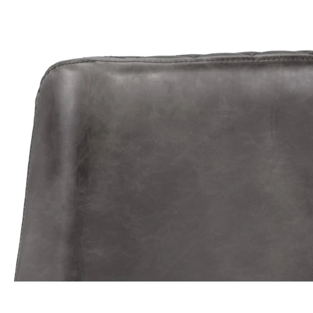 Leighland Leather Armless Dining Chair 2PC - LOOMLAN - SUNPAN - Dining Chairs